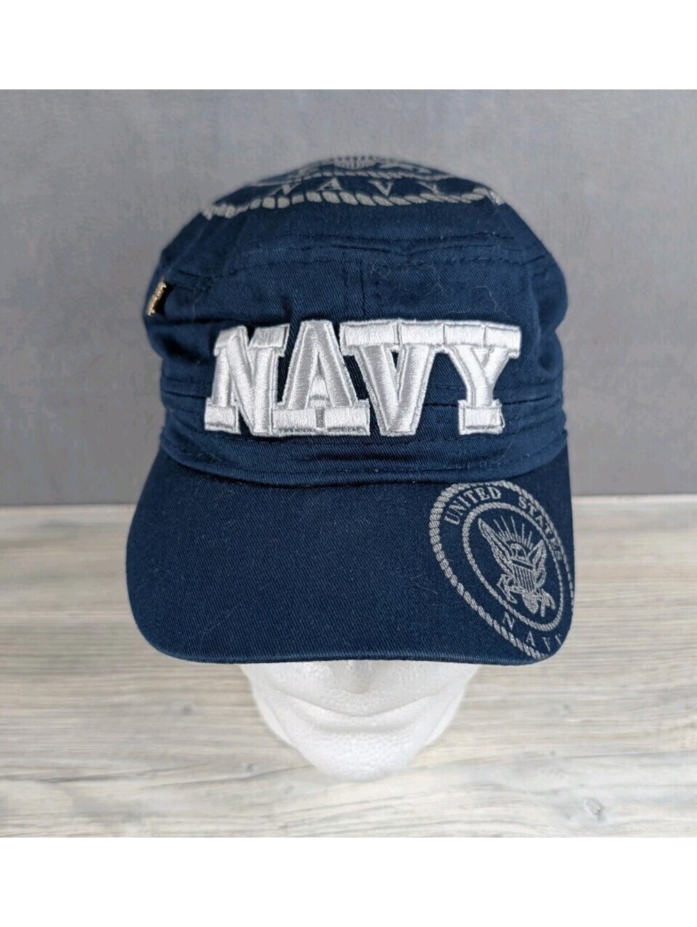 Pit Bull Cadet Army Cap Navy One Size Stretchable Lightweight Cotton